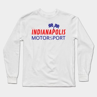 Indianapolis motorsport racing graphic design Long Sleeve T-Shirt